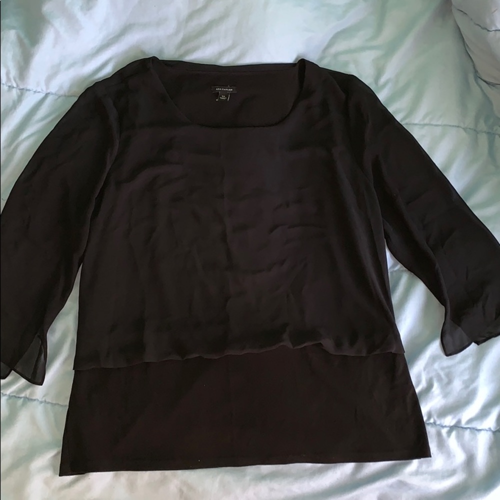 Black Ann Taylor Blouse